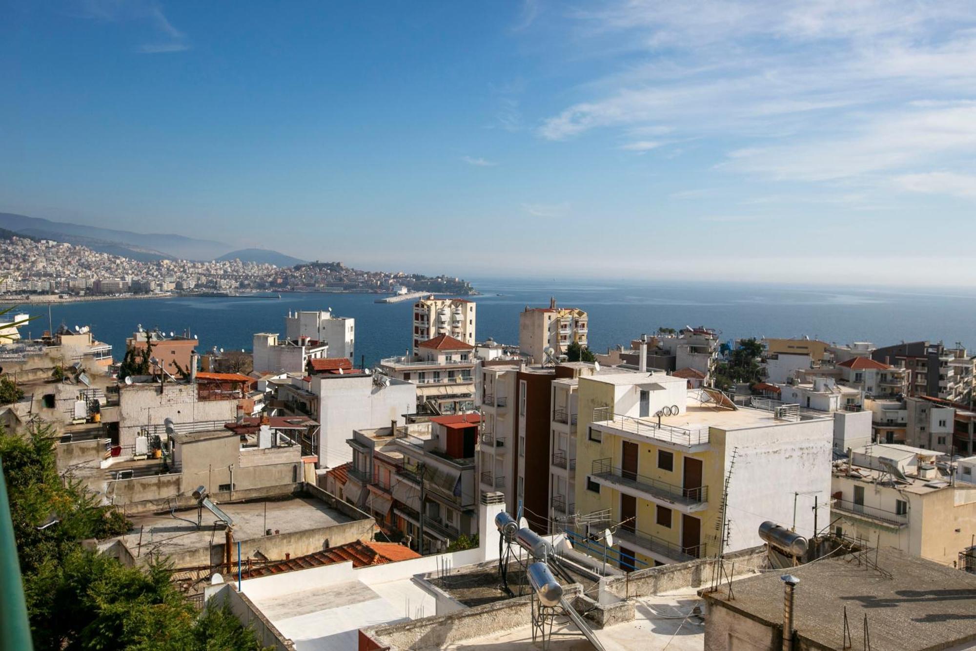 Kathys Sea View Apartment Kawala Zewnętrze zdjęcie