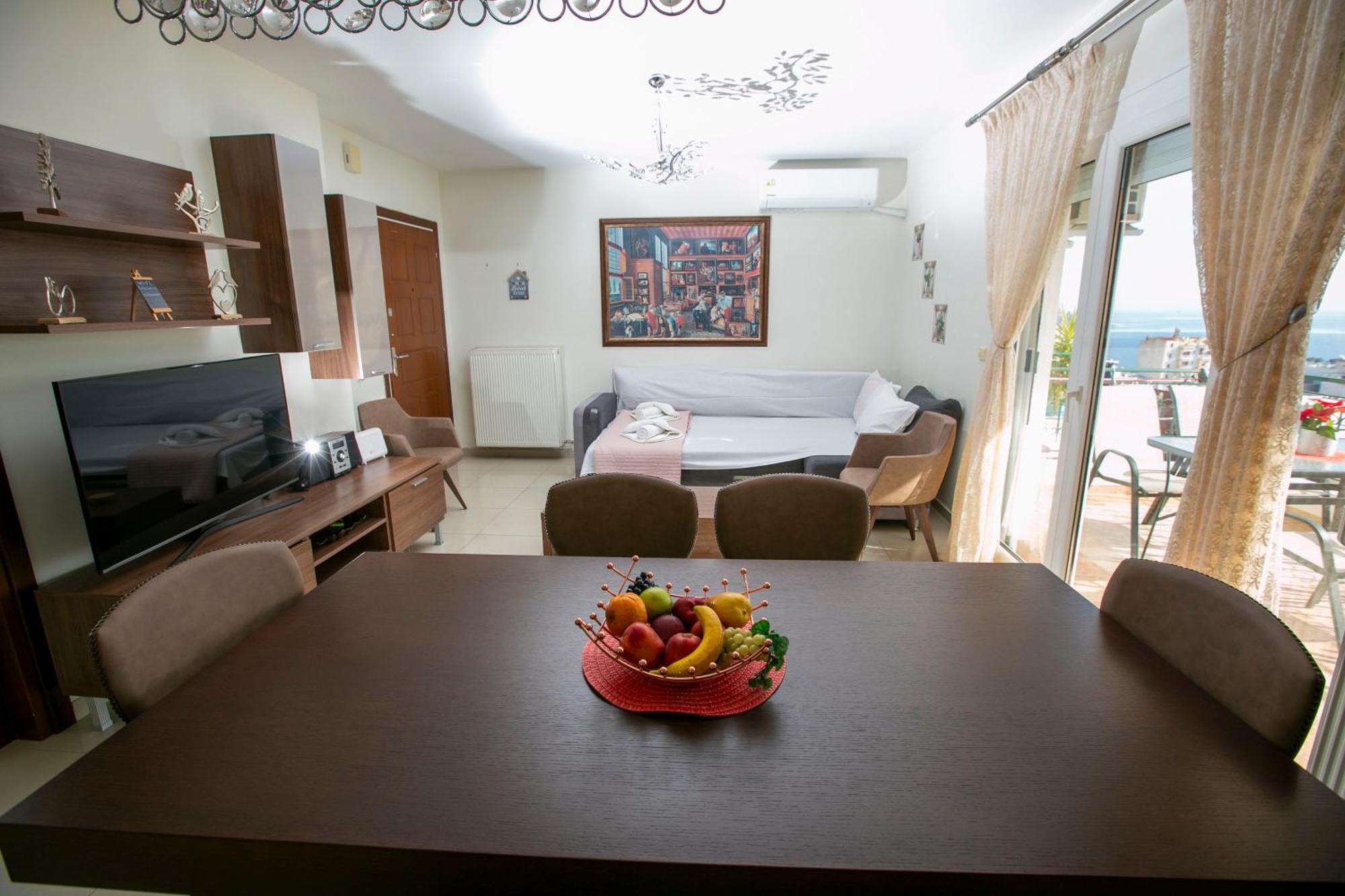 Kathys Sea View Apartment Kawala Zewnętrze zdjęcie